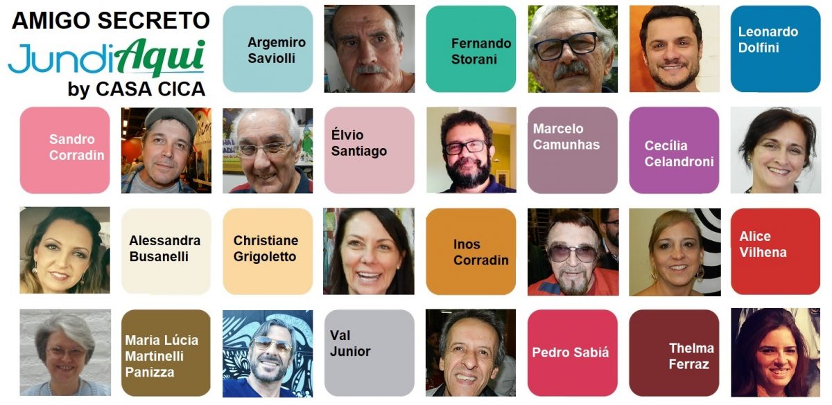 Amigo Secreto do JundiAqui reúne 15 artistas e vai ajudar entidades