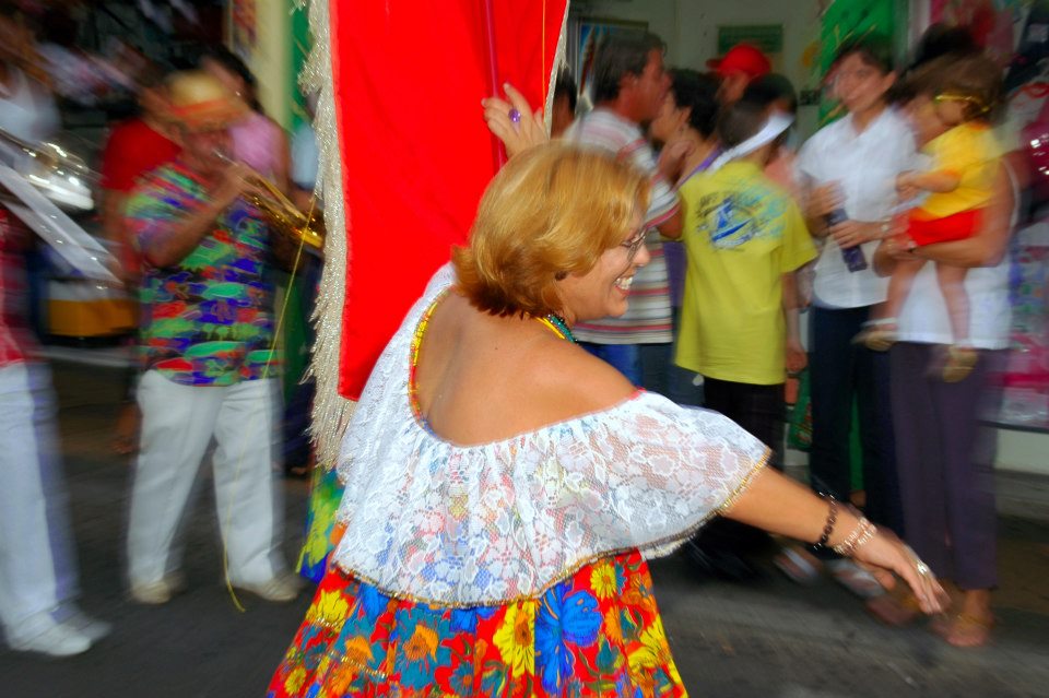 Rita Rodrigues é única mulher em todos os desfiles do bloco até hoje