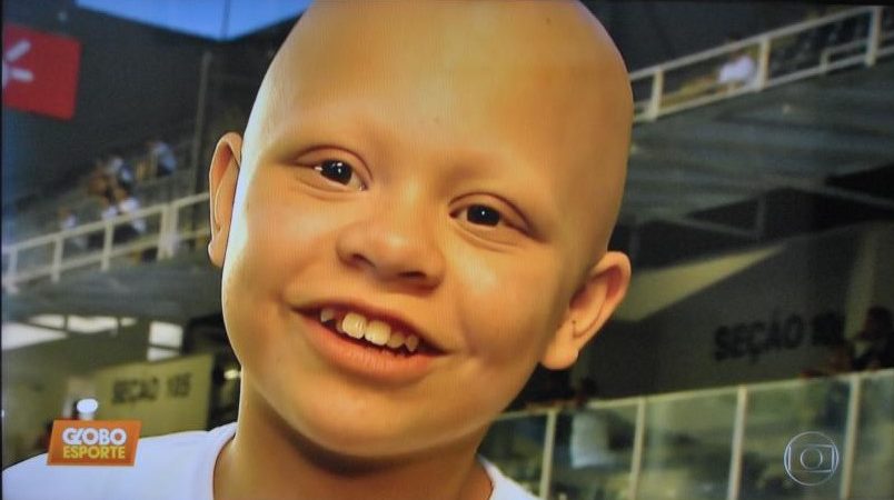  Menina de Jundiaí de 11 anos tem amor pelo Santos mostrado na TV