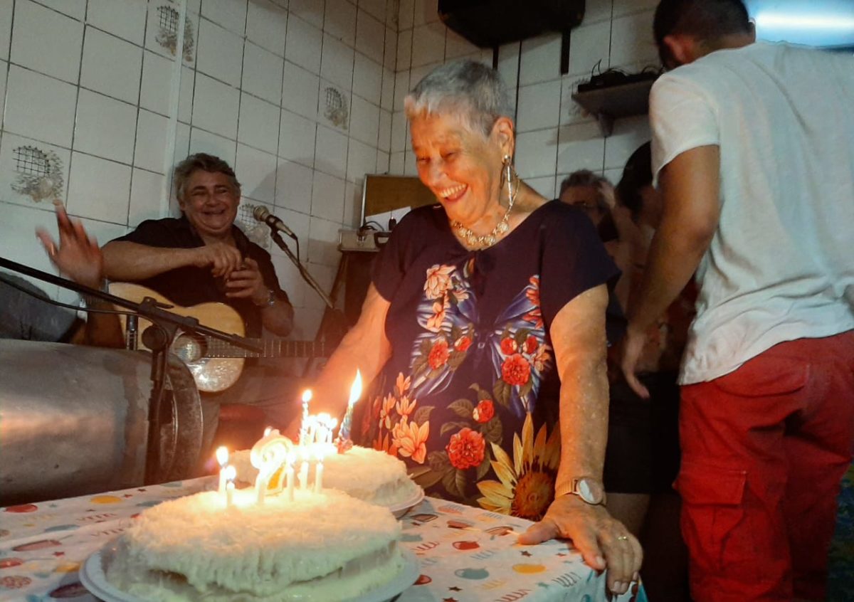 Amigos do Natura festejam os 88 anos de Ignezinha do Pandeiro