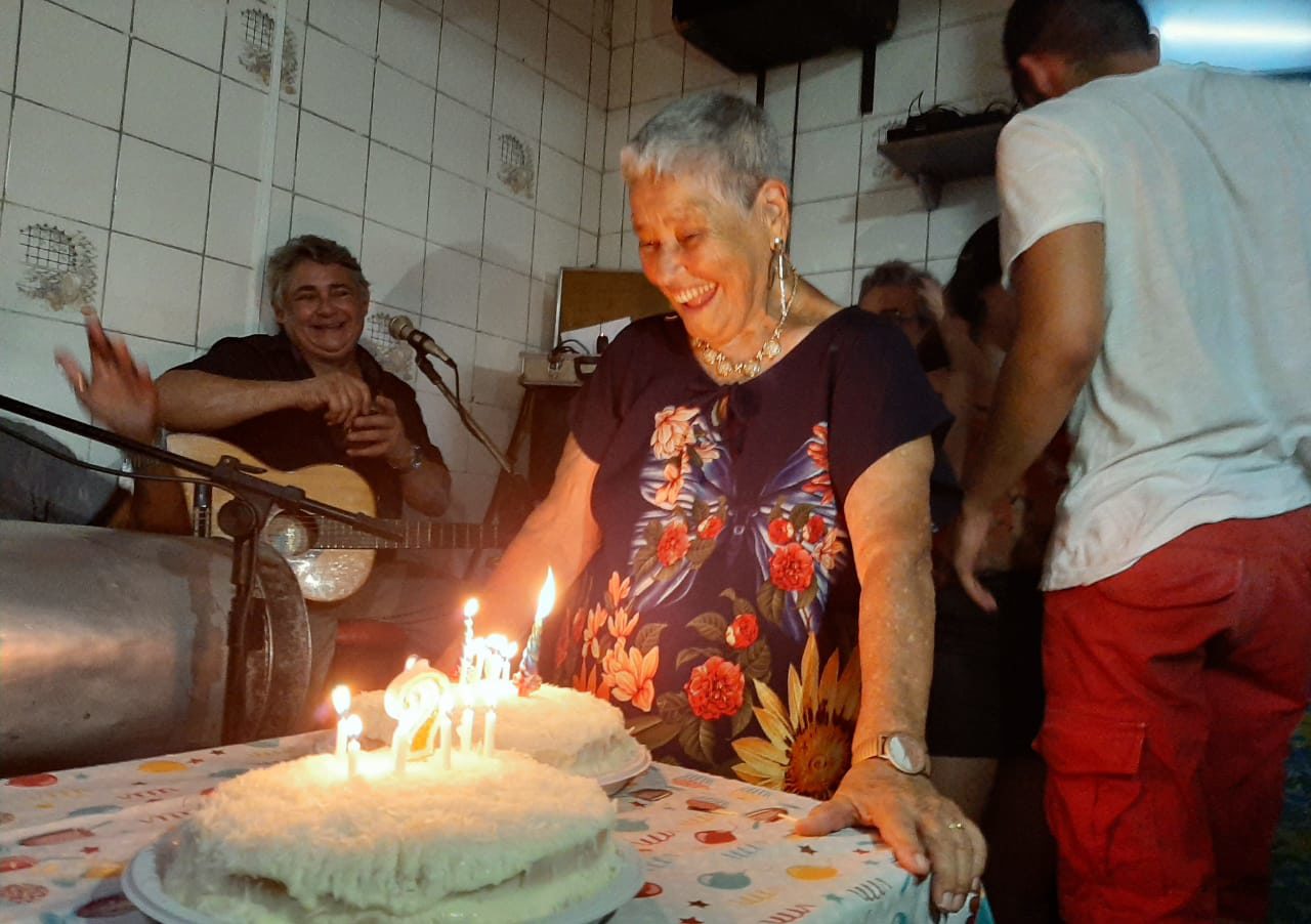 Amigos do Natura festejam os 88 anos de Ignezinha do Pandeiro