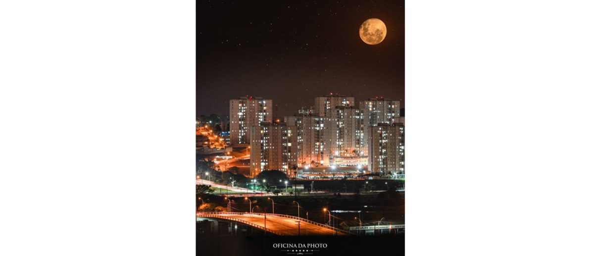 A superlua embeleza Jundiaí, mostra Davi Chaim