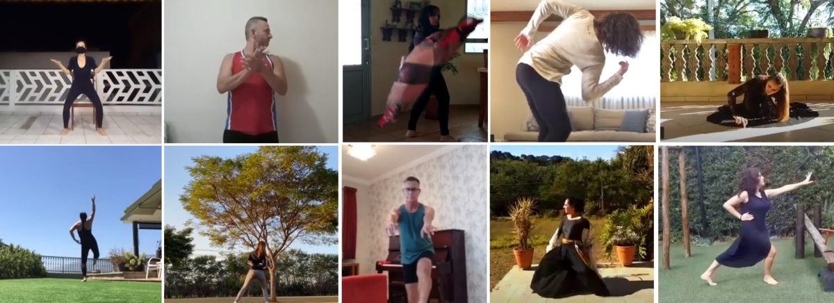 Dançarinos criam projeto na quarentena
