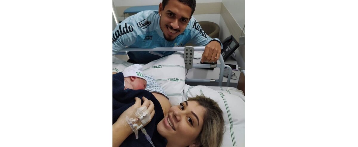 Nasce Mirella, filha do jundiaiense que joga no Santos