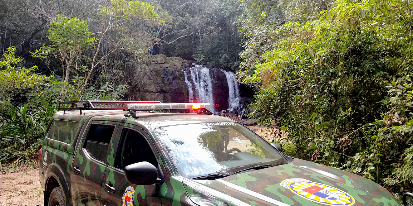  Guarda tenta inibir lotação em cachoeiras da Serra