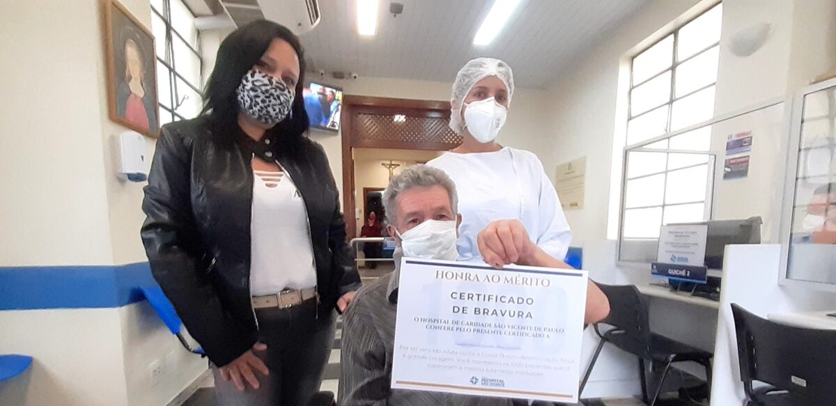São Vicente comemora 1.000 altas de pacientes da Covid-19