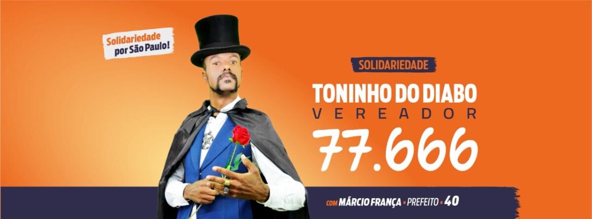Toninho do Diabo quer ser vereador… em São Paulo