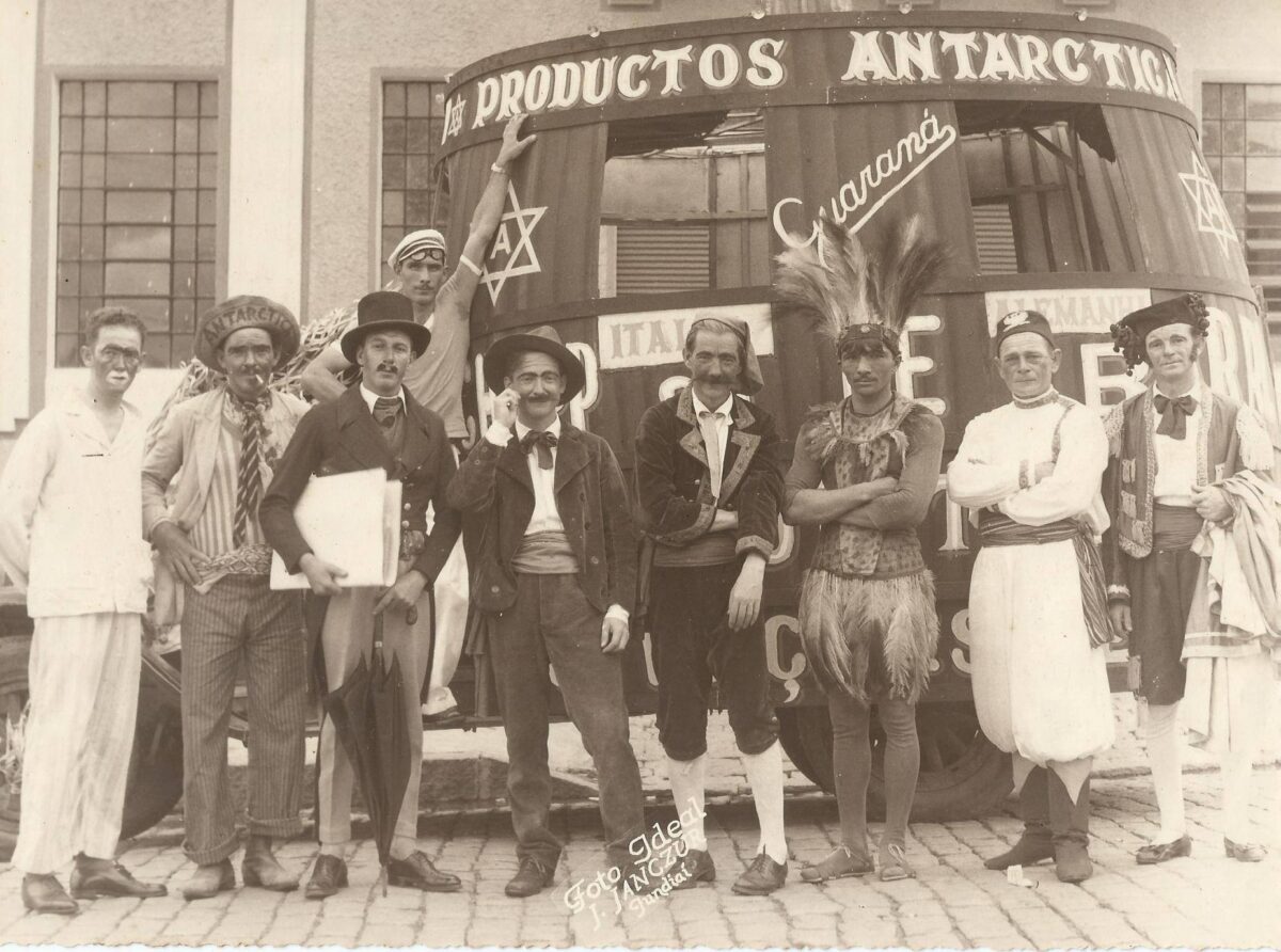Carnaval de Jundiahy já merecia foto em 1928