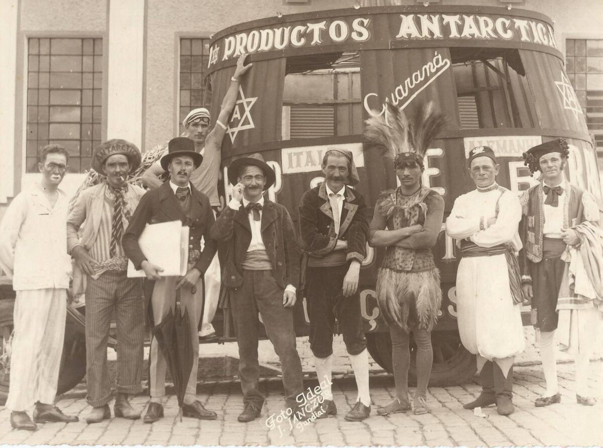 Carnaval de Jundiahy já merecia foto em 1928