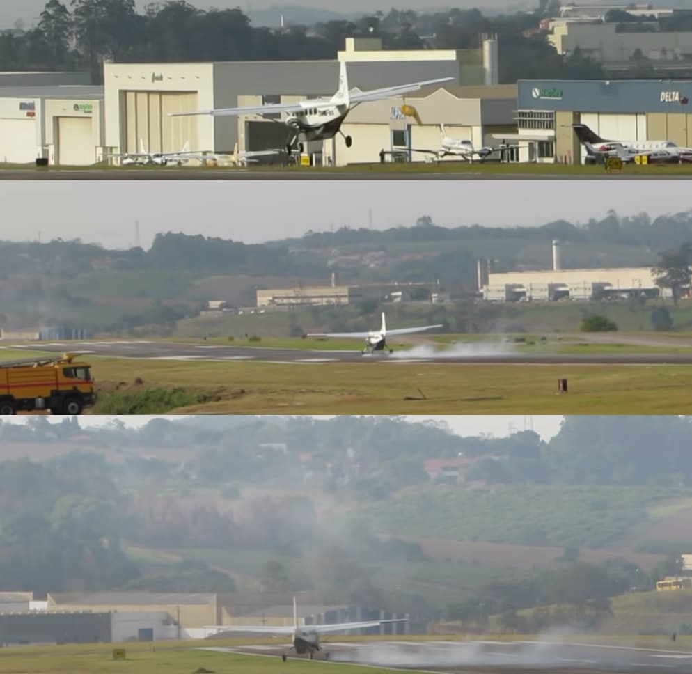 Pouso de avião com motor apagado em Jundiaí é investigado