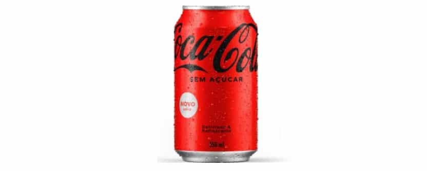  Coca-Cola sem açúcar é novidade chegando