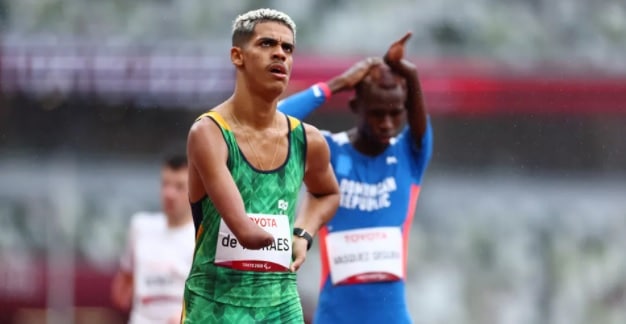  Thomas Ruan de Moraes corre final nos Jogos Paralímpicos