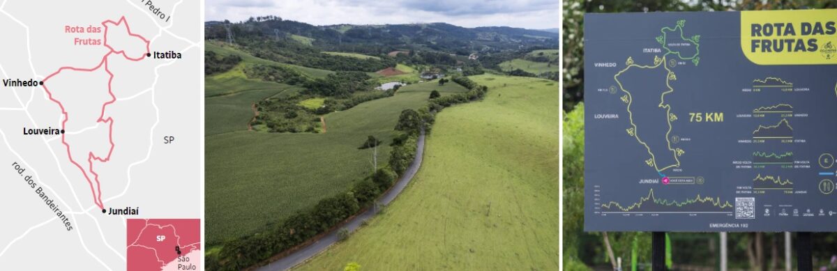 Rota das Frutas exige fôlego e pernas dos ciclistas