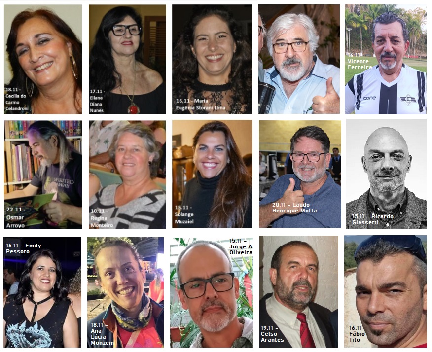 15 a 22 novembro: parabéns…