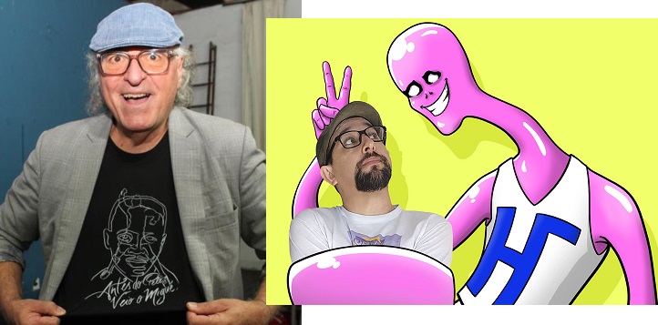 Migué e Homem-Chiclete juntos no Maxi 6ª