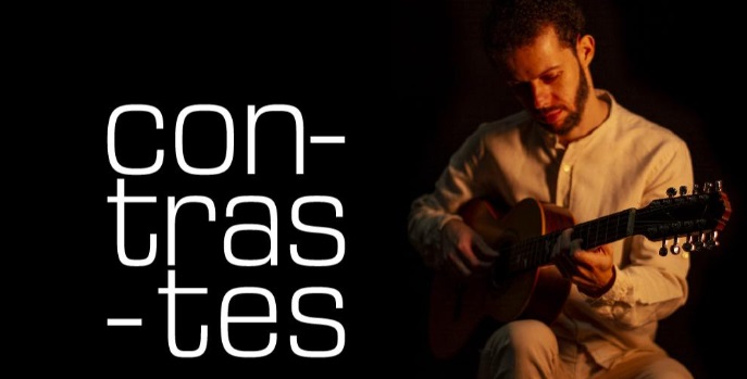 Gabriel Souza em show de seu novo disco