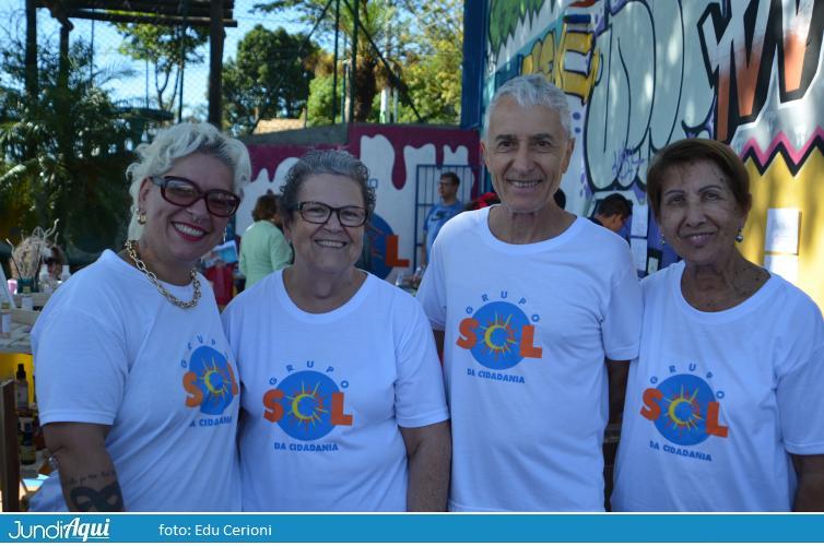 Manhã festiva no Grupo Sol da Cidadania
