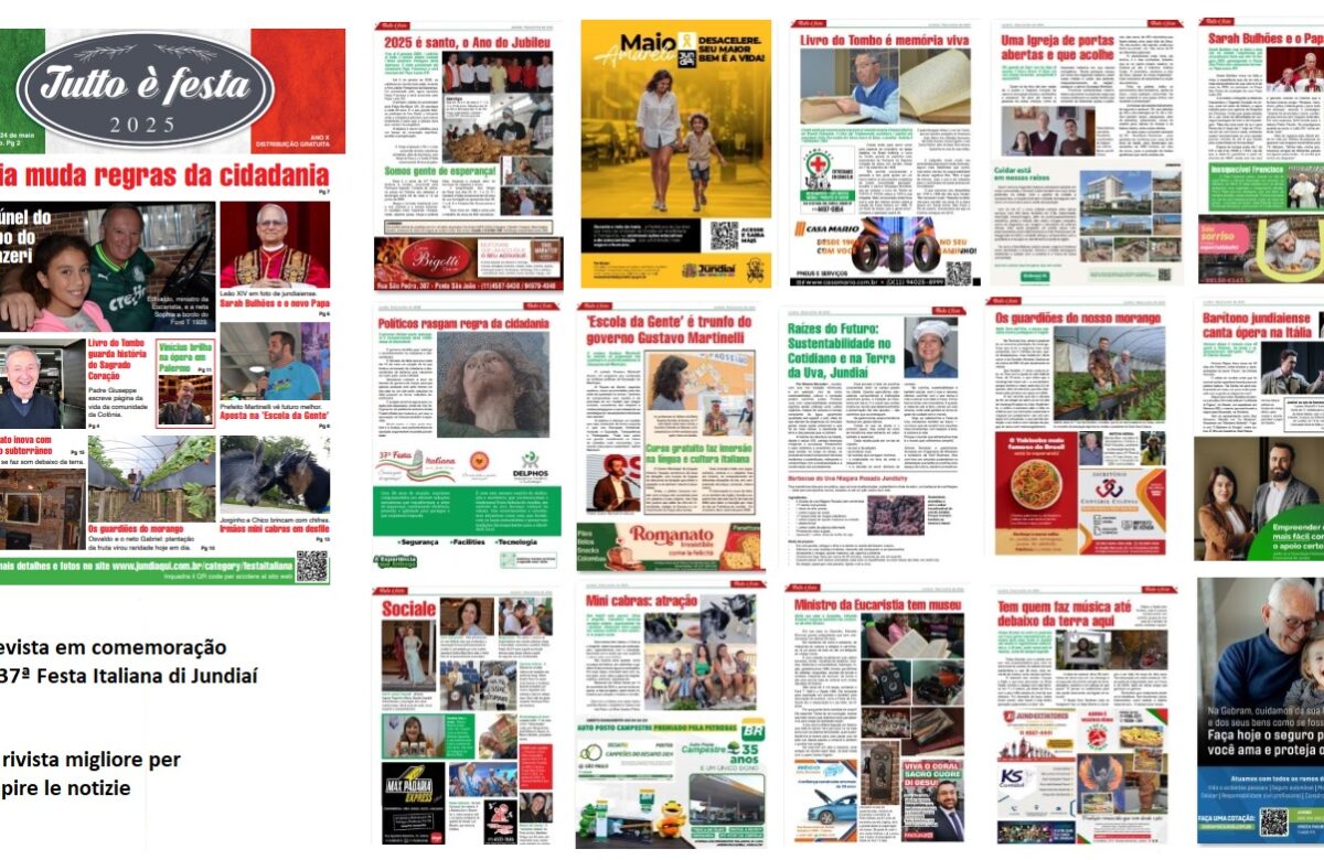 TUTTO È FESTA 2025 em Revista