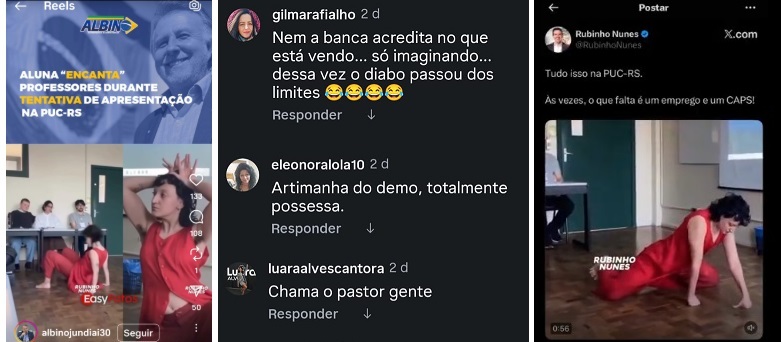 Mestranda em dança sofre ataques em redes sociais