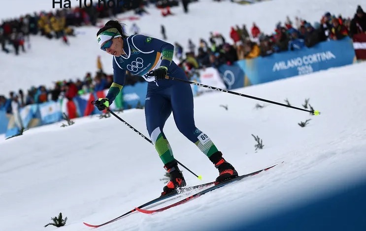 Duda faz história no gelo