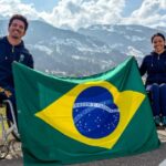 Tem porta-bandeira de Jundiaí no gelo