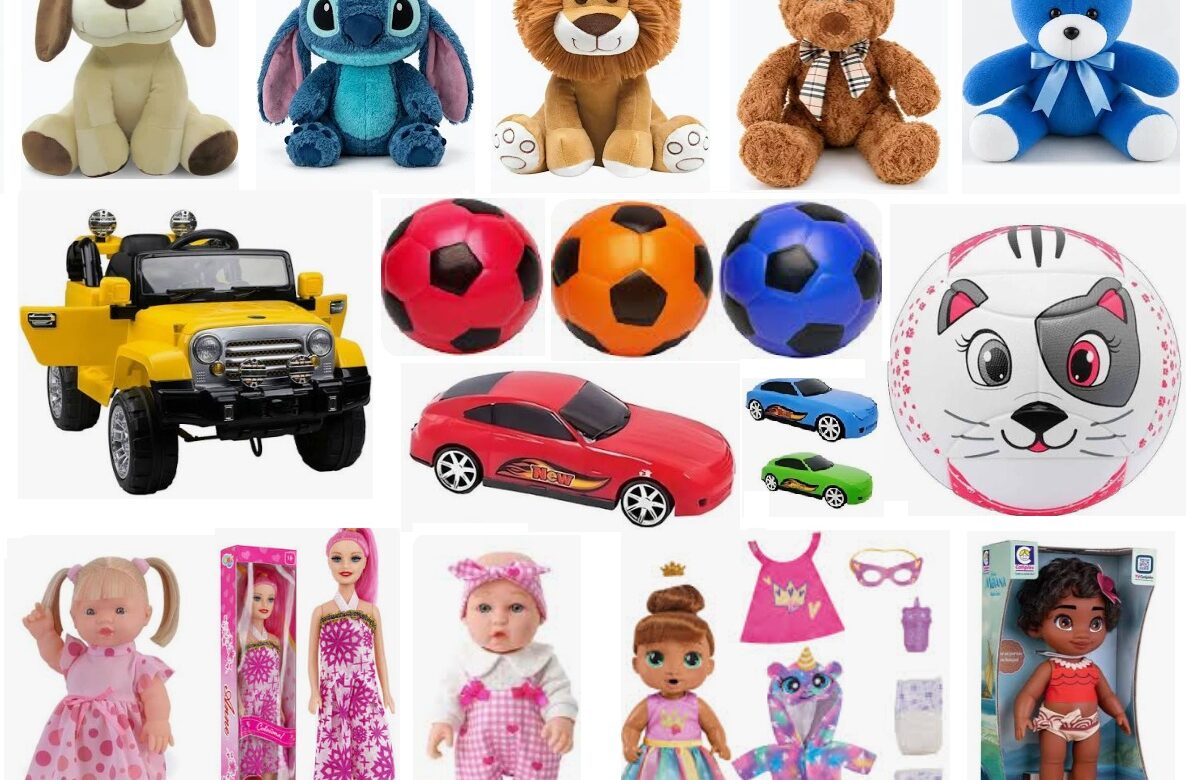 Doe um brinquedo novo para o Natal