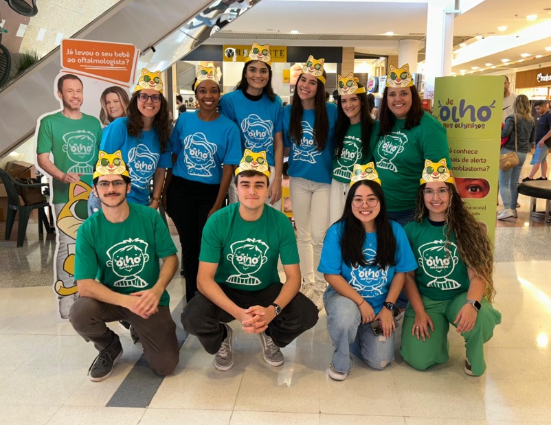 Braille no shopping de olho nos olhinhos